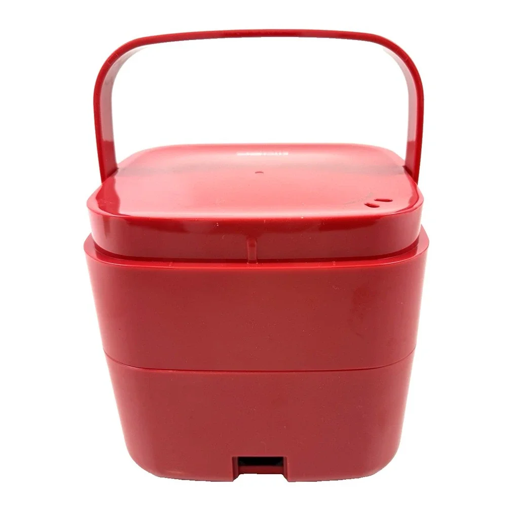 Electric Lunch Box Red by Kitchen HQ with Vacuum Sealed Trays TESTED and WORKING